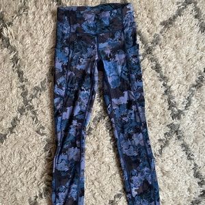 Blue/Purple Camo Lululemon Leggings